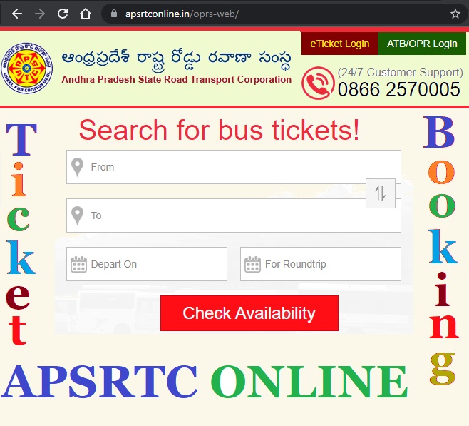 APSRTC-Online-Ticket-Booking