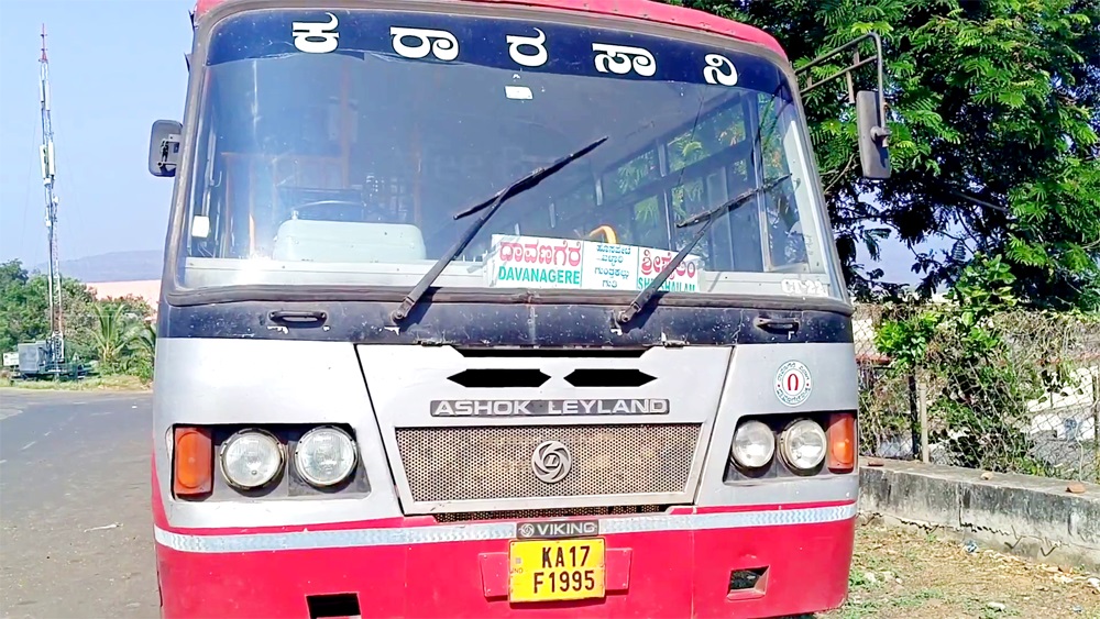 Davanagere To Srisailam KSRTC Bus